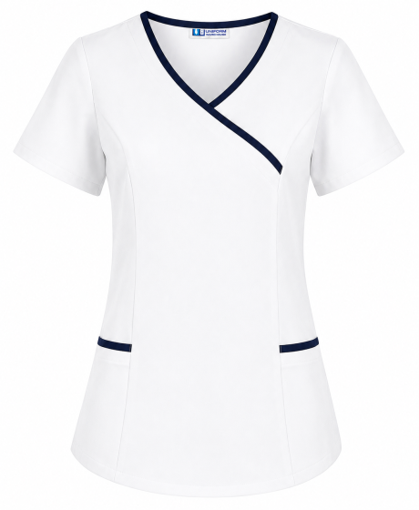 Chloe white navy3